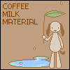 COFFEE MILK MATERIAL/カラフル：壁紙